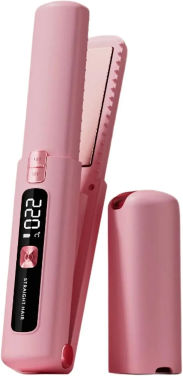 WEIWEISTORE Cordless 2 in 1 Hair Styler Hair Straightener