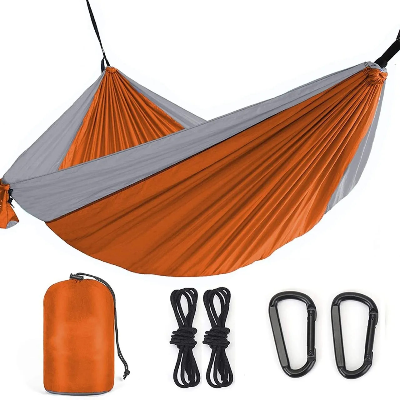 Granty Camping Hammocks,Single Hammock with Tree Straps,Portable Lightweight Parachute Nylon Campin…