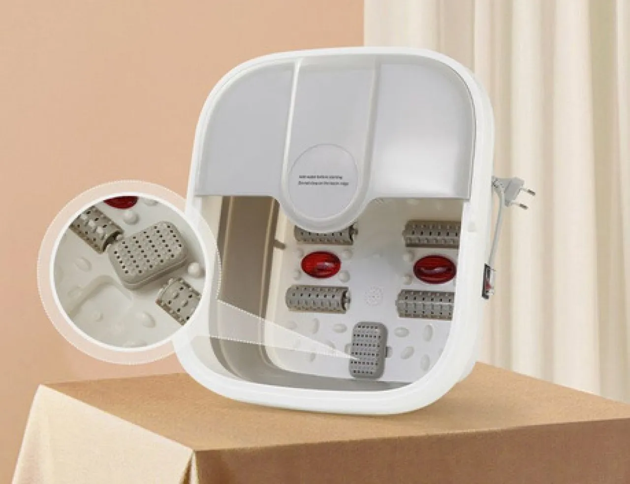 Zzztrade Foldable Heated Foot Bath Bucket