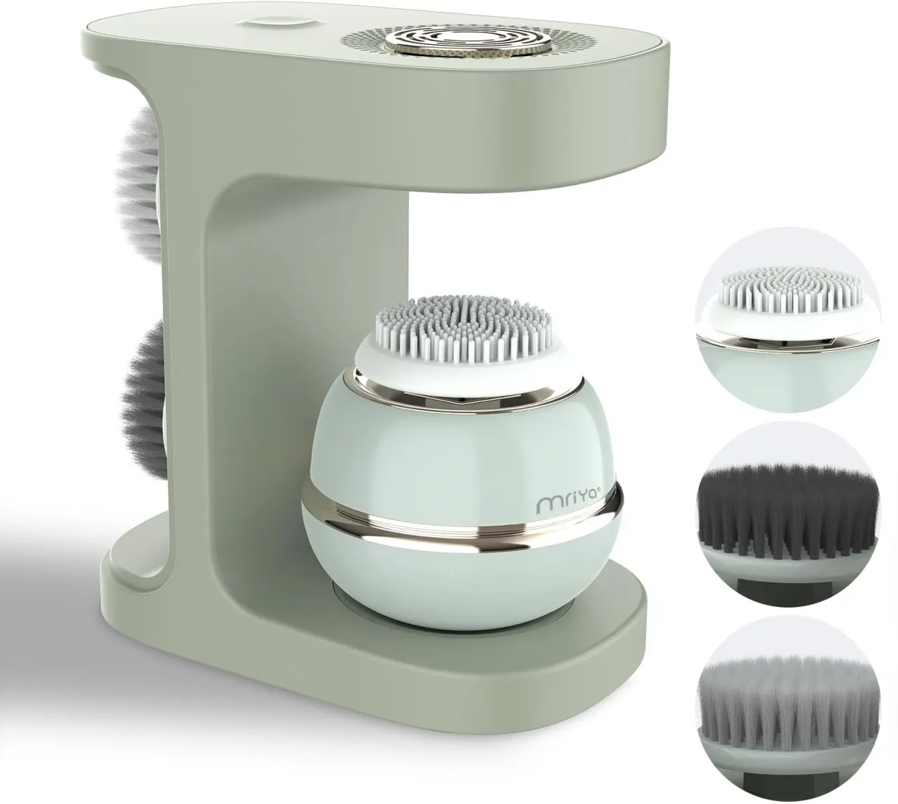 Tidecus Facial Cleansing Brush Silicone Face Scrubber, Exfoliating Brush, Facial Massage Brush - fo…