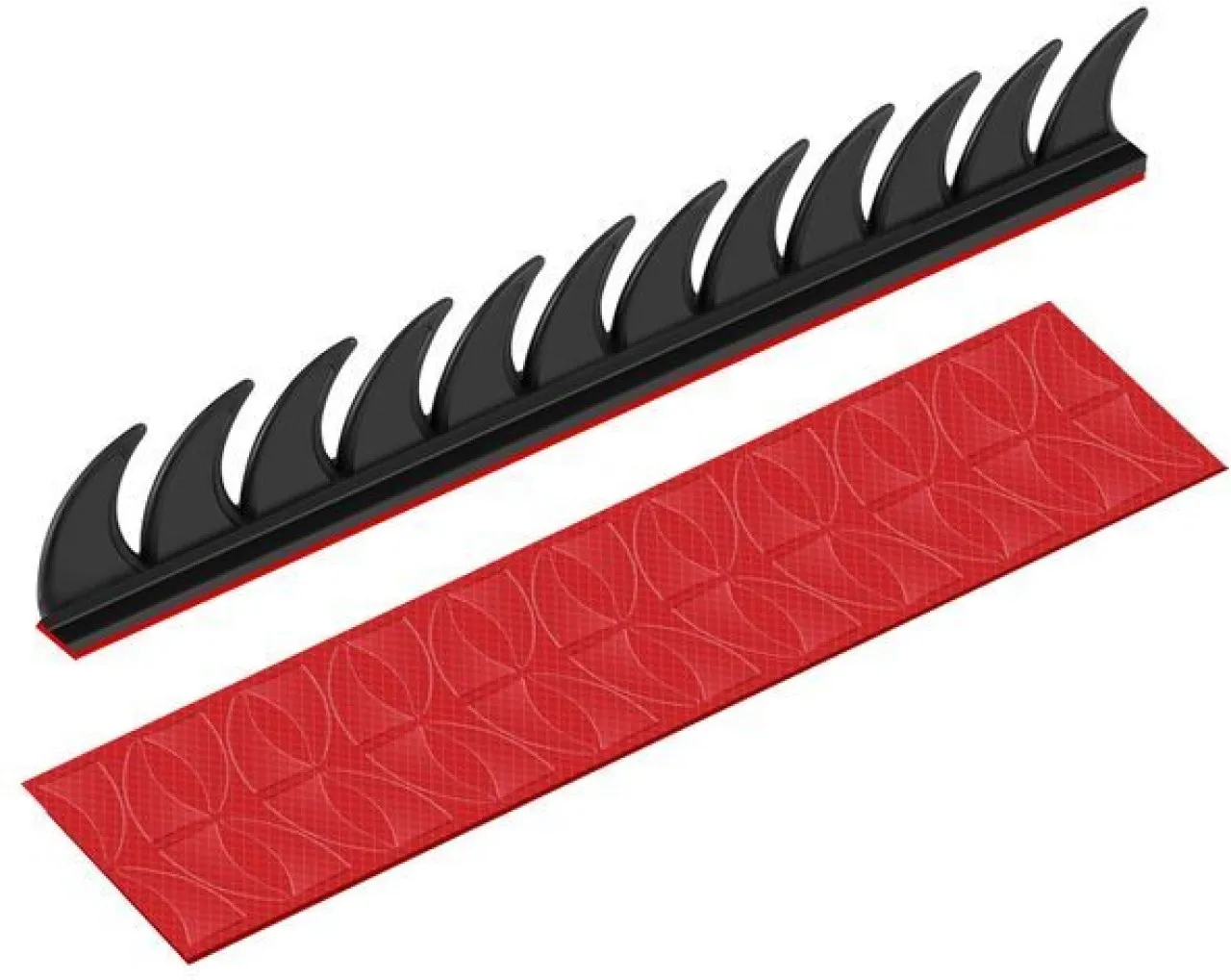 NANSHI Motorcycle Helmet Camber Saw with Red Decals(Helmet Not Included) Baseball Full Face Helmet