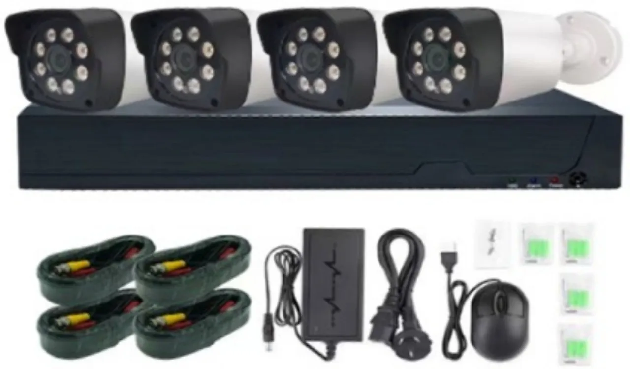 Generic 1080 Indoor & Outdoor Security Camera with Night Vision and Wi-Fi Connectivity