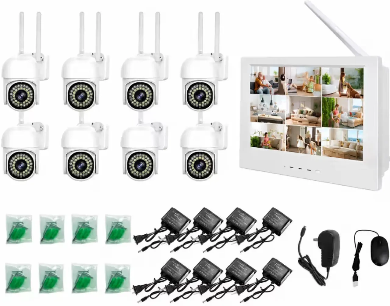 GL 2304 × 1296 Outdoor Security Camera with Night Vision and Wi-Fi Connectivity