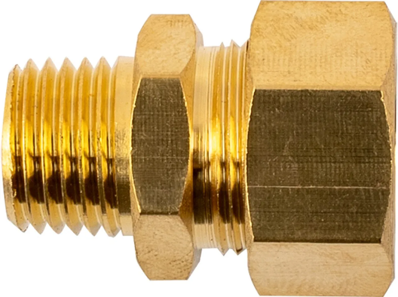 ORM Brass Conical Str. 12Mm X 1/4" M Hose Connector