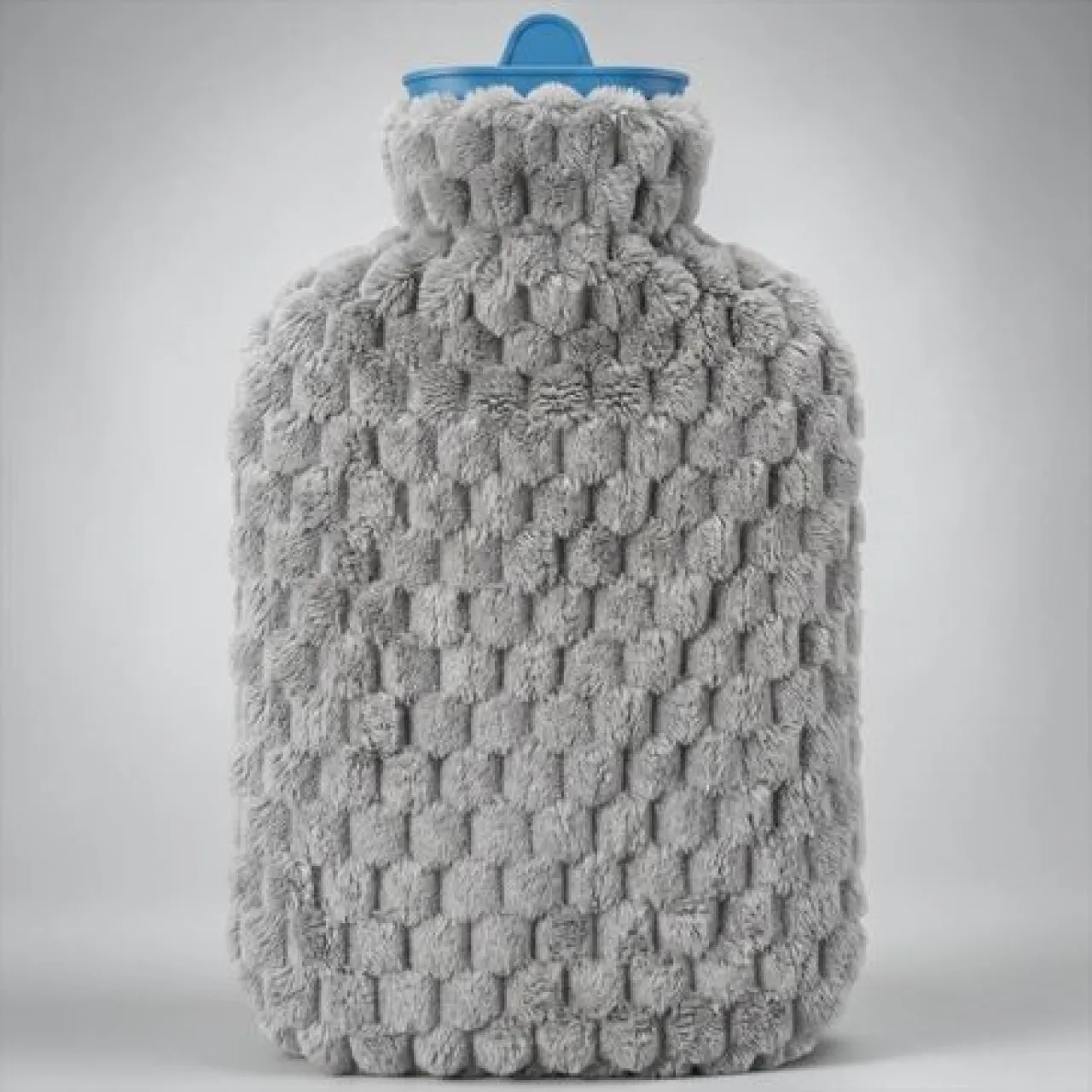 Zzztrade 2L Large Soft Sherpa Fluffy Soft Plush Fleece Hot Water Bottle winter 2000 ml Hot Water Bag