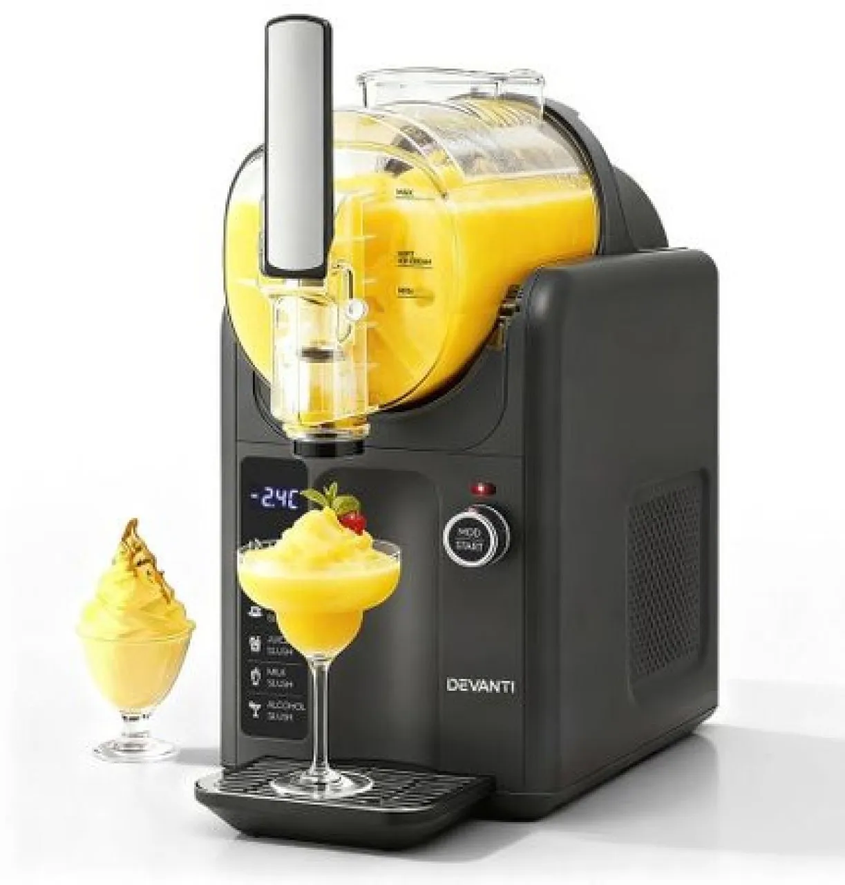 Zzztrade 2000 ml Electric Ice Cream Maker