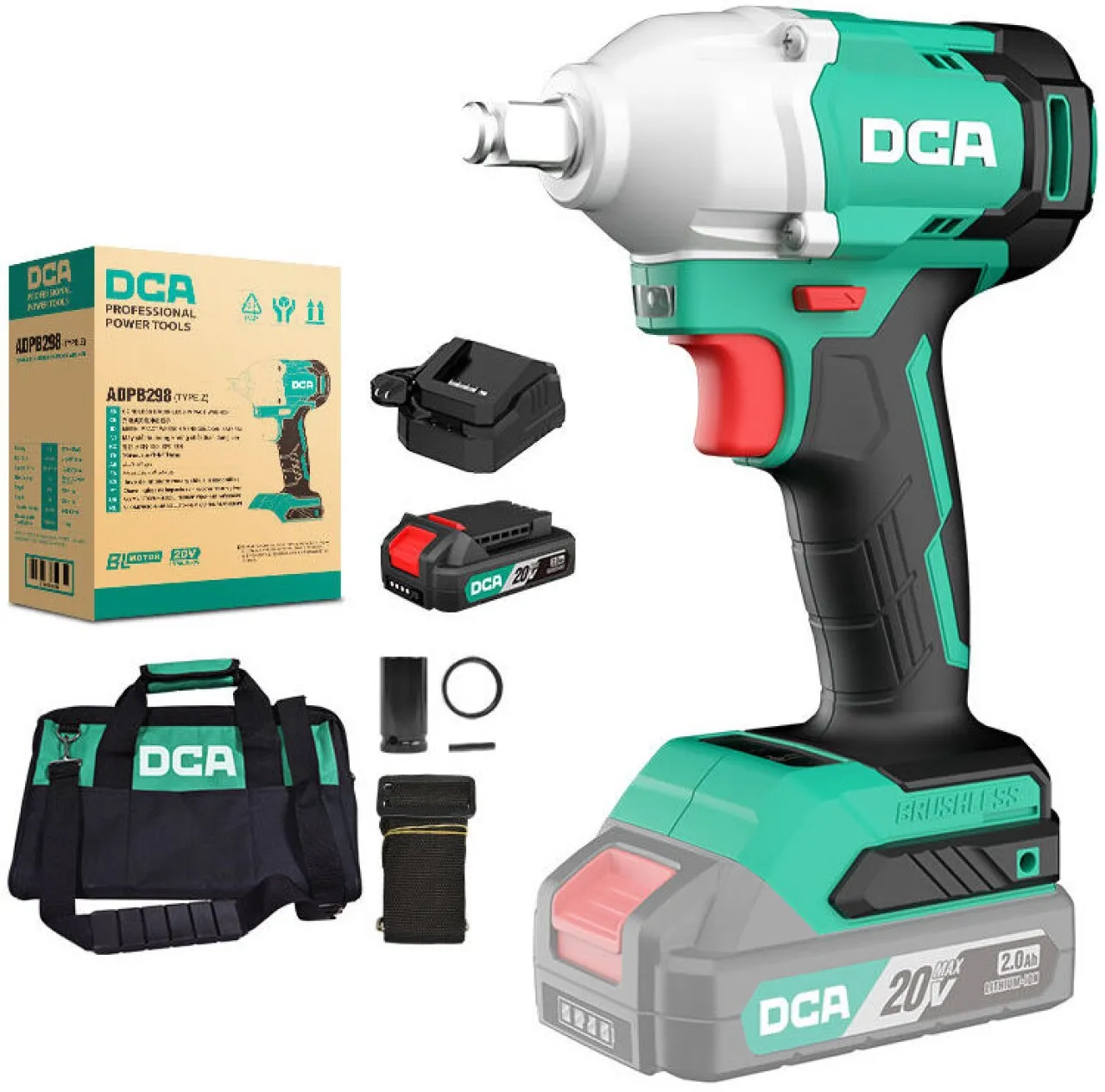 DCA ADPB298DM Cordless Impact Wrench
