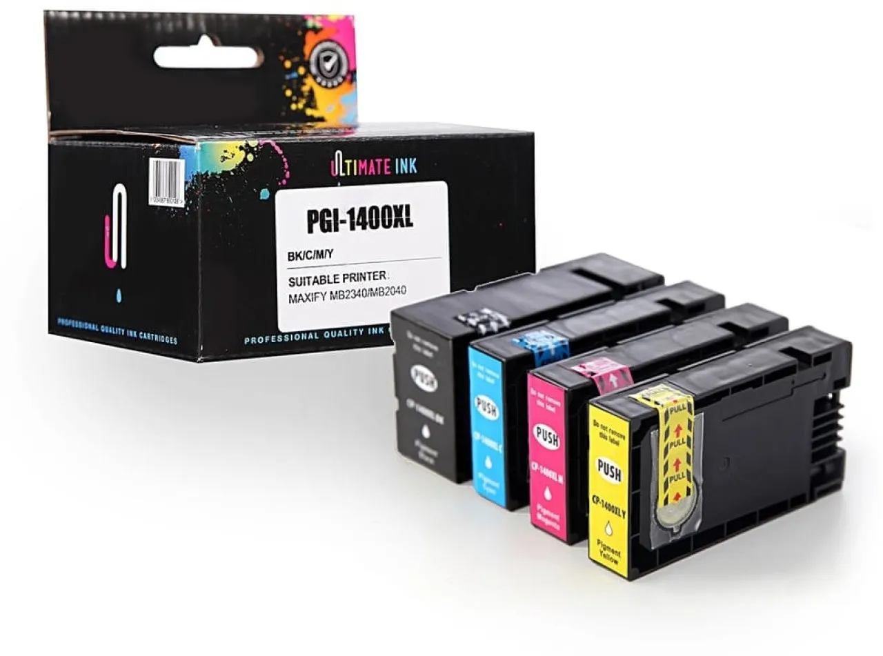 Canon PGI-1400XL Generic Black and Tri Colour Combo Pack Ink Cartridge