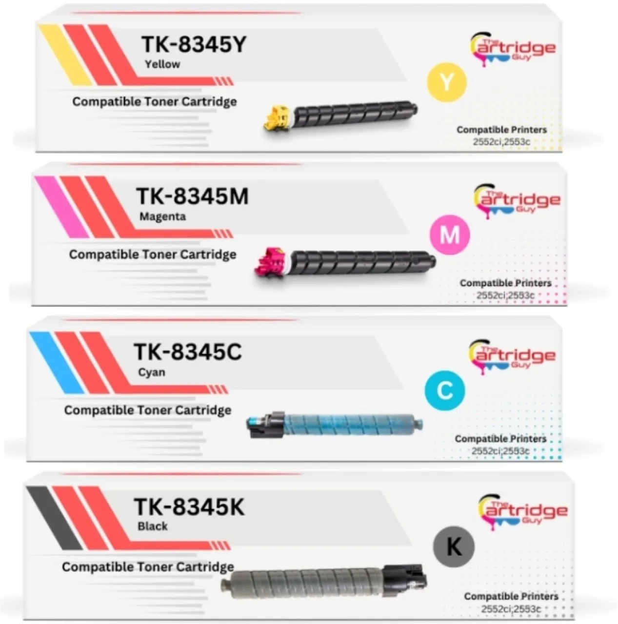 The Cartridge Guy Kyocera TK-8345 Multipack Compatible For Kyocera Mita TASKalfa 2552ci, 2553ci Pri…