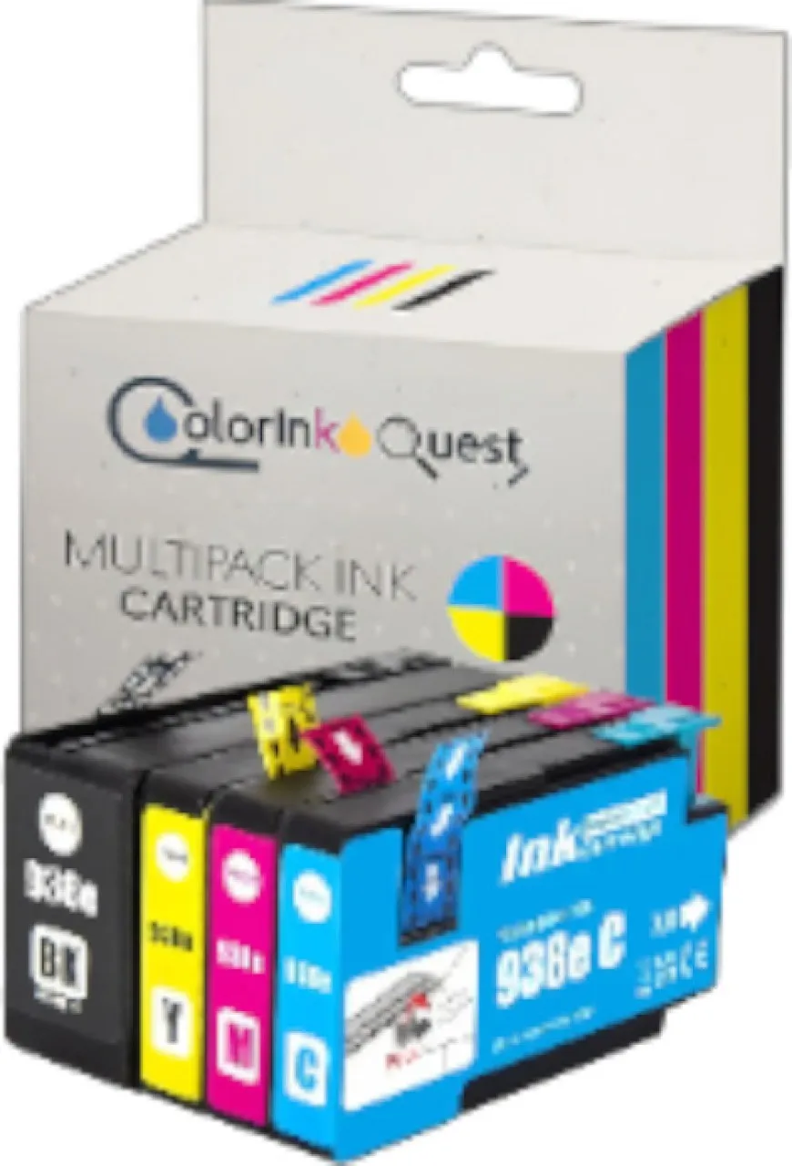 Hp HP 938e Multipack Compatible 936e/937 Black, Cyan, Magenta, Yellow Ink Cartridge Black and Tri C…