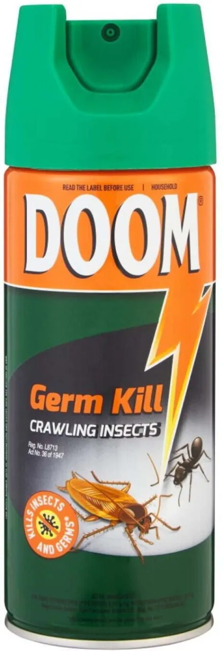 Doom Germ Kill Crawling Insects Aerosol