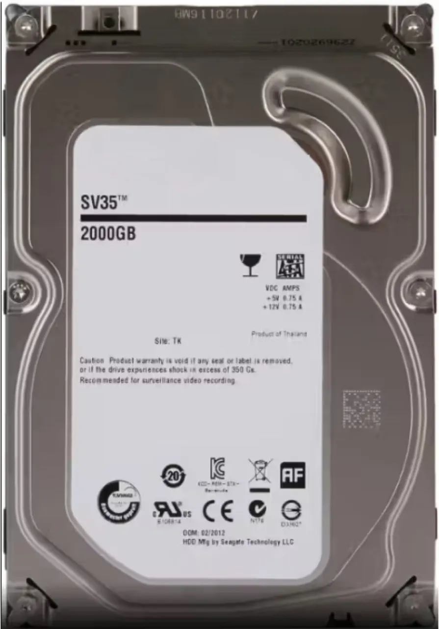GL 2 TB HDD (HDD-1TB-35-SATA)
