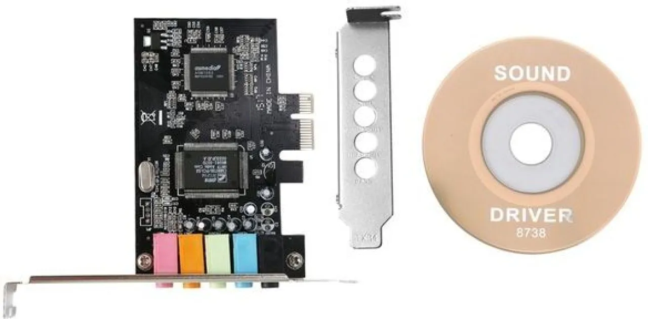 NANSHI PCIe Sound Card 5.1 for PC with High Direct Sound Performance Diverse Internal Sound Card