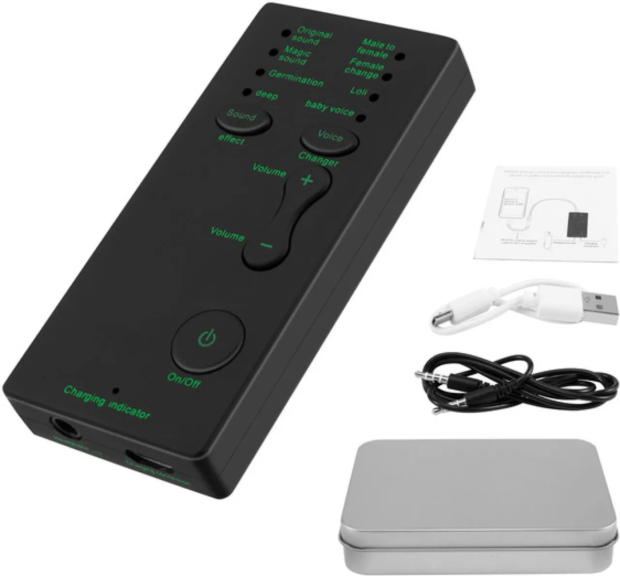 NANSHI Voice Changer 7 Different Sound Changes Device for Computer Diverse Internal Sound Card