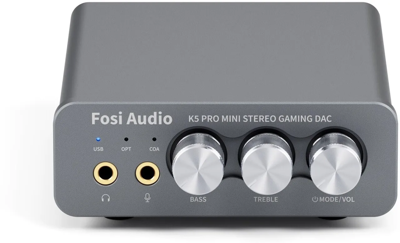 FOSI External sound card, headphone amplifier, computer external sound card, desktop game decoding …