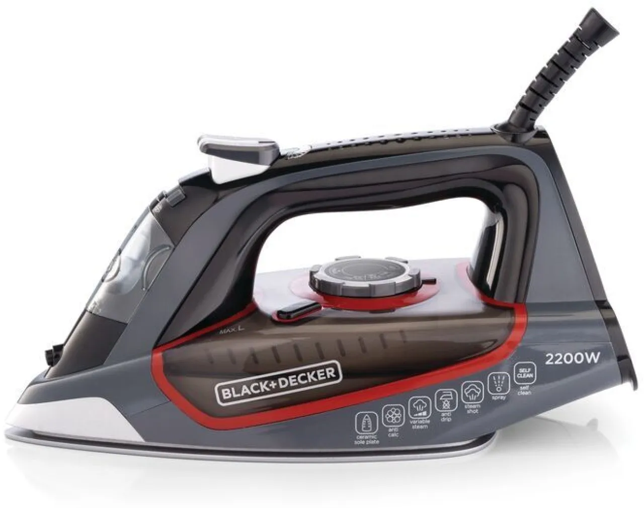 Balck and Decker X2050-B5 | 2200W Steam Iron with Ceramic Soleplate Steam Iron