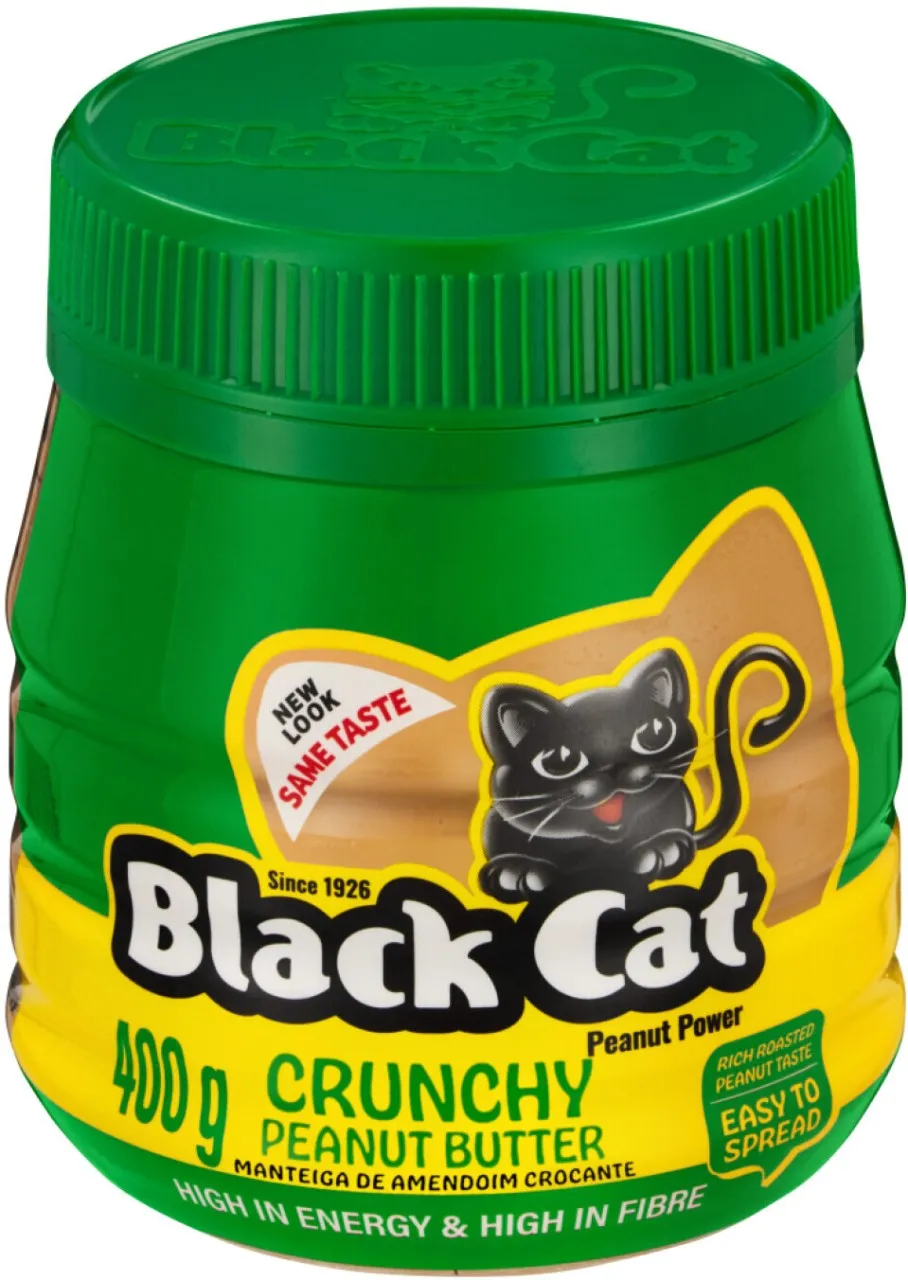 Black Cat Peanut Butter Crunchy 400 g