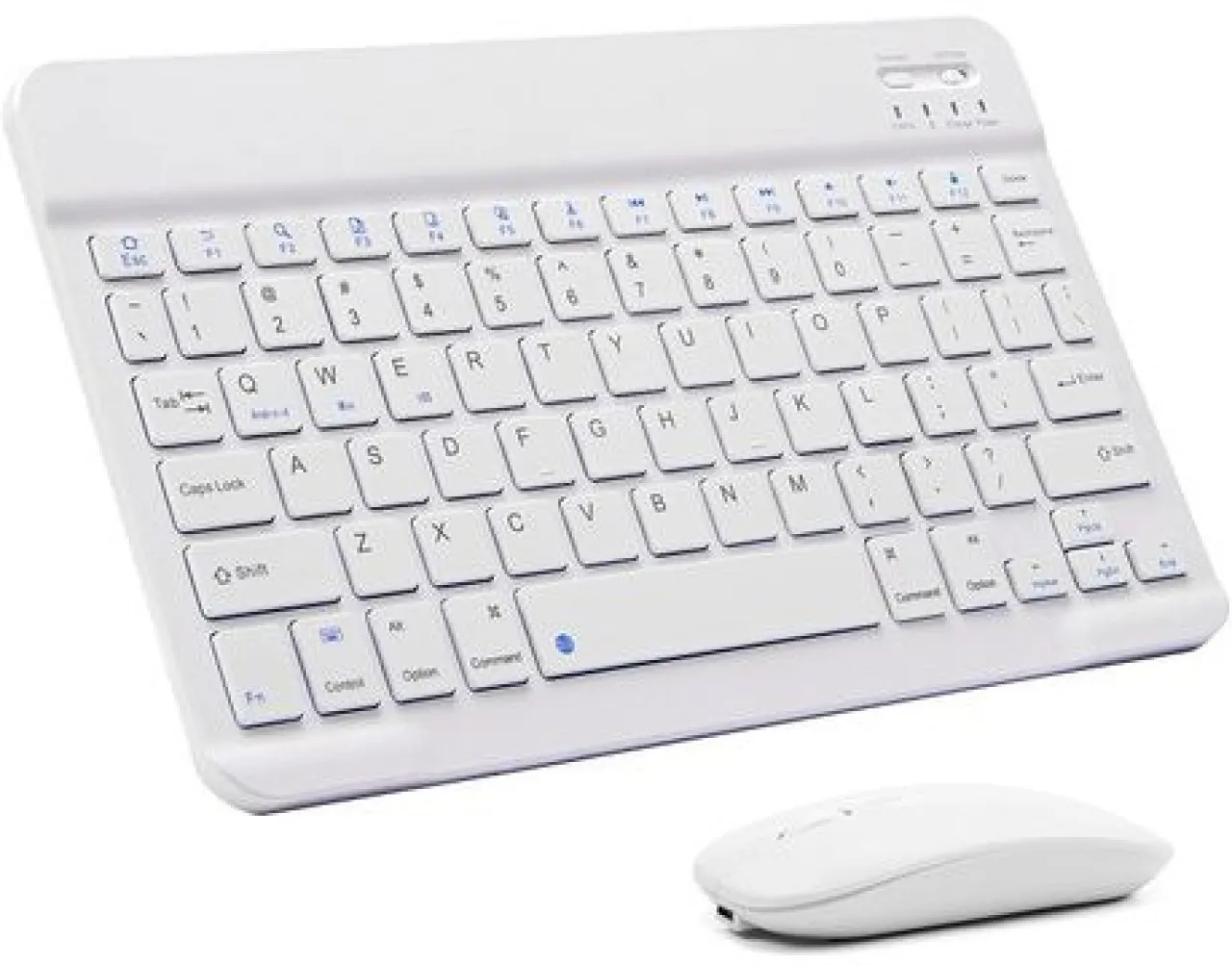 Zzztrade Ultra-Slim Wireless Keyboard and Mouse Combo Rechargeable Portable (B4706) Multi-device Ke…