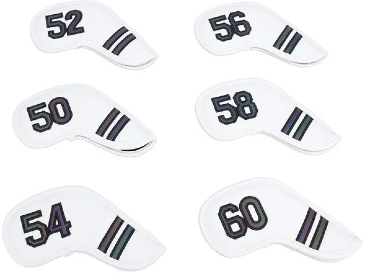 NANSHI 6 Pieces clear-number iron covers - PU leather set Home Decor Soft Comfort Baseball Kit