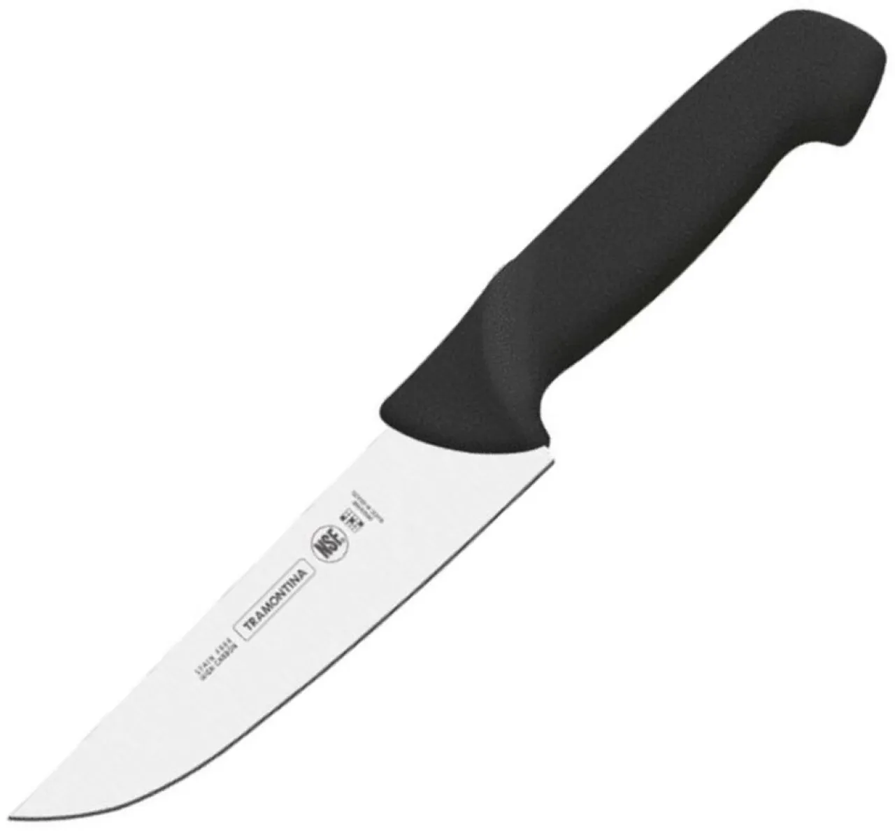 Tramontina 1 Piece Stainless Steel Multipurpose 12"(30.0cm) Butcher Knife - Black