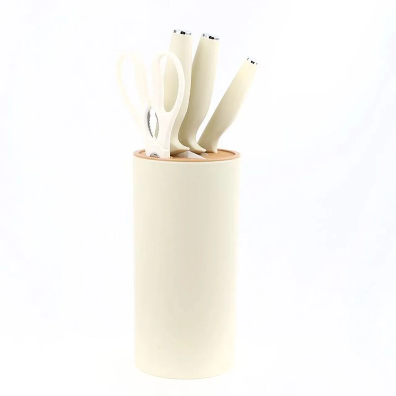 No Brand 4 Piece Stainless Steel Multipurpose Knife set with Holder