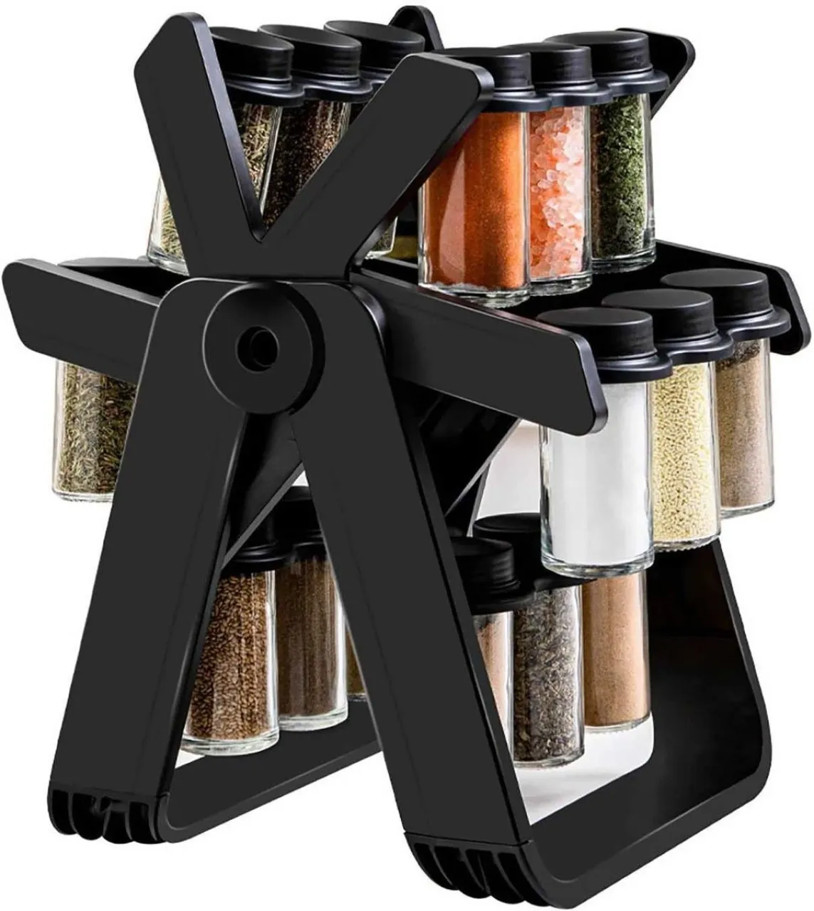 TGT- Spice Set Borosilicate Glass, Wooden