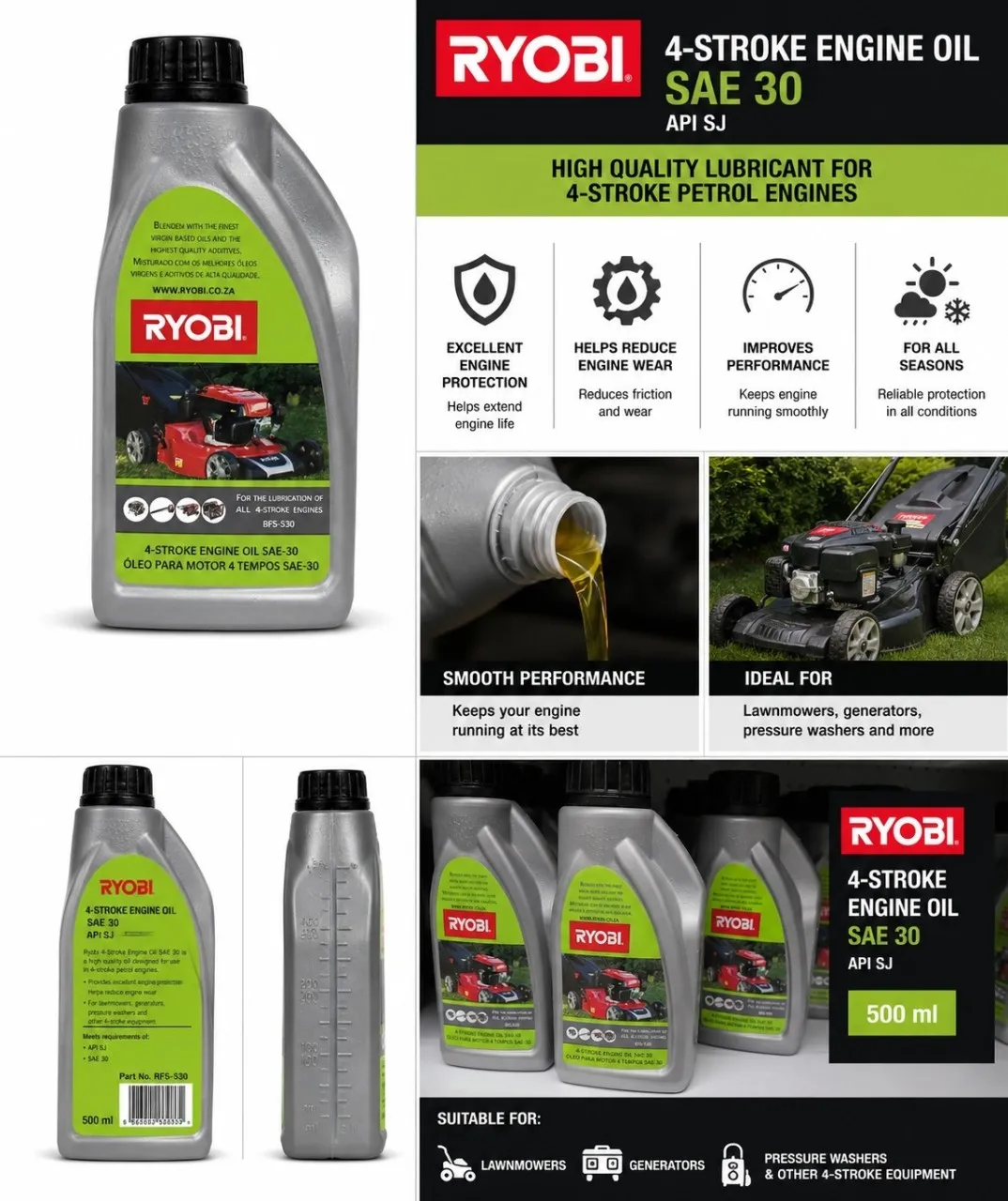 RYOBI RFS-530 Lawn Mower