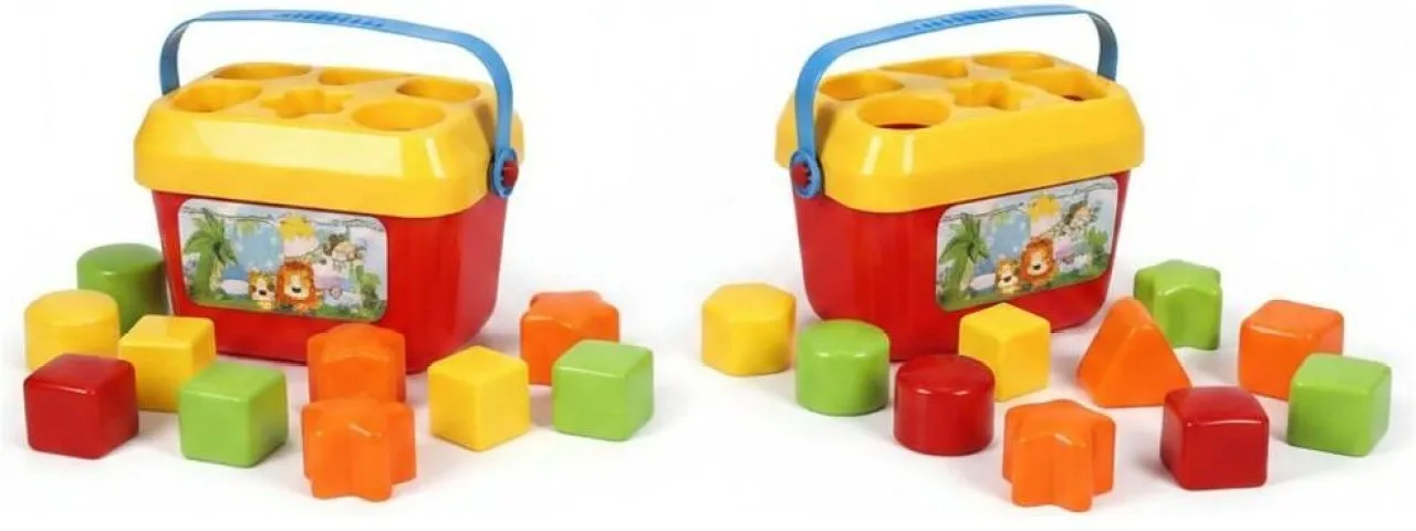 Cooey 18 Piece Educational Shape Sorter Toy for Babies - 2 Pack Shapes Toys