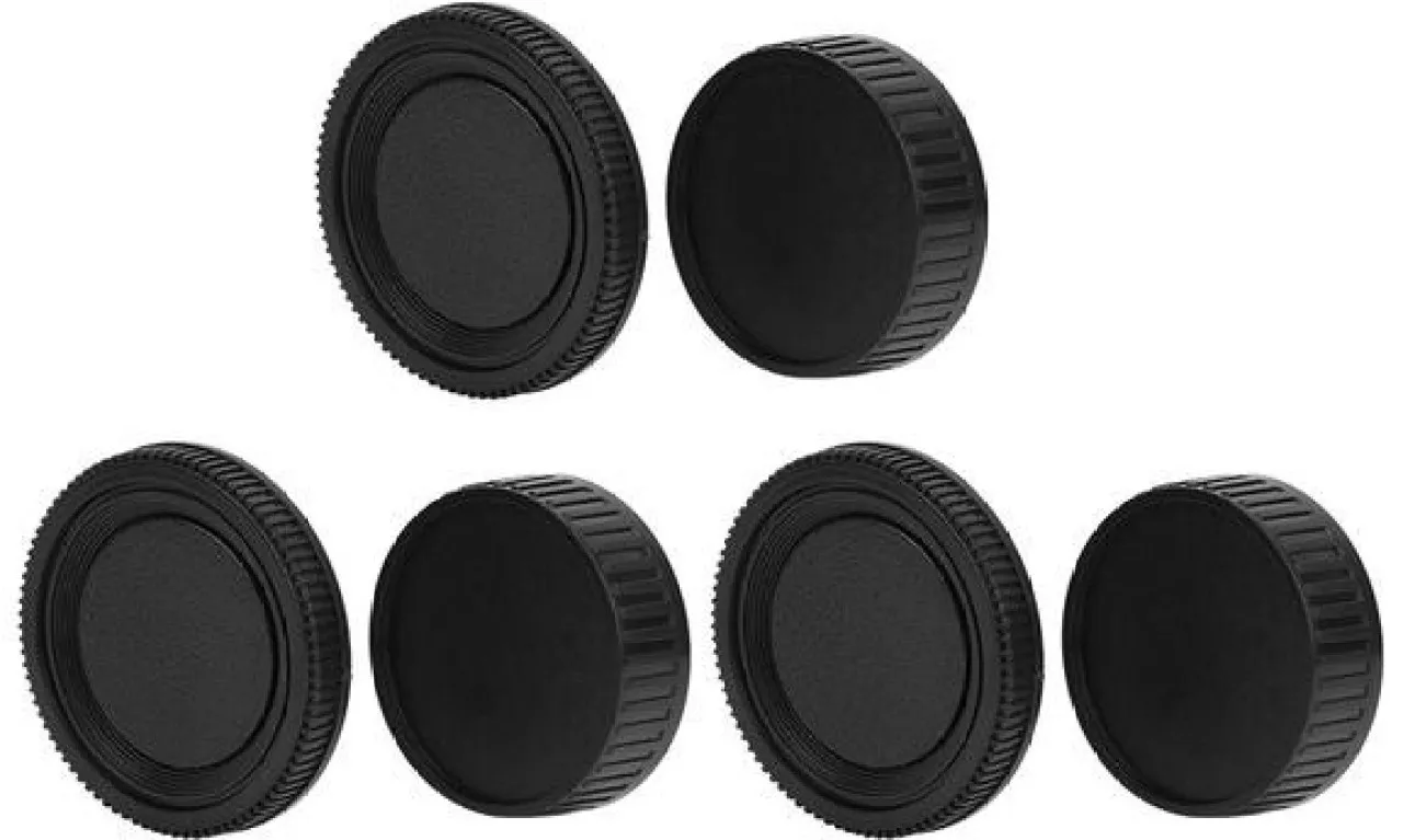 NANSHI MD Mount Body + Rear Cap Set (Black) Daily Use Lens Cap
