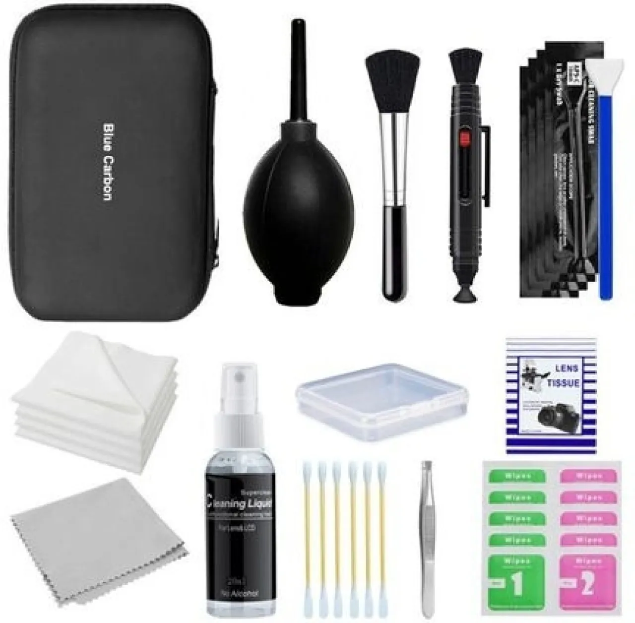 Blue Carbon 28PCS Camera Cleaning Kit Cleaning Kit