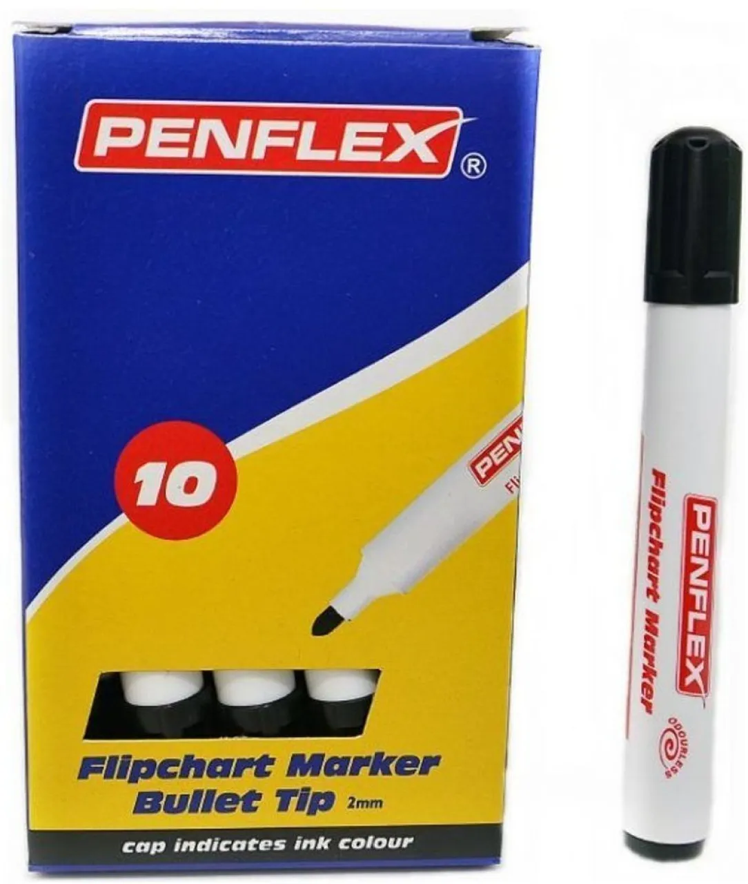 PENFLEX Black Flipchart Markers