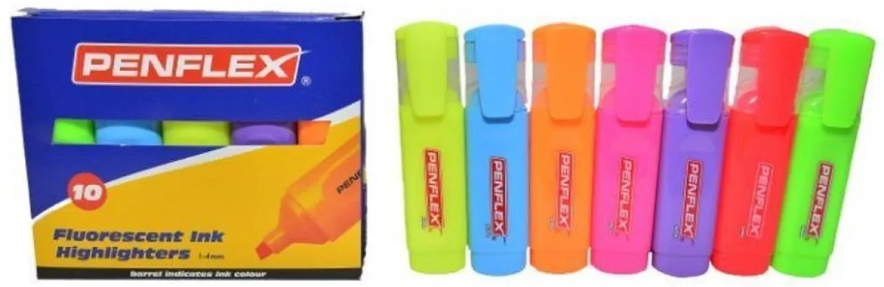 PENFLEX Highlighter assorted