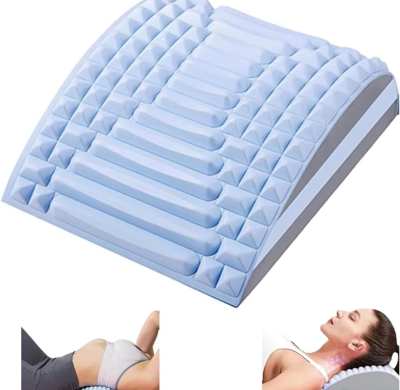 Banglii Acemend Neck & Back Stretcher Refresh Neck & Back Stretcher Posture Corrector Lumbar Back S…