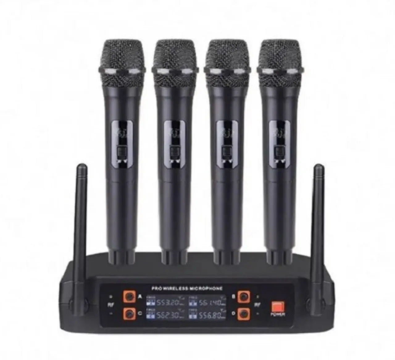 Deals online 4 Piece Wireless Vocal Microphone Set Microphone