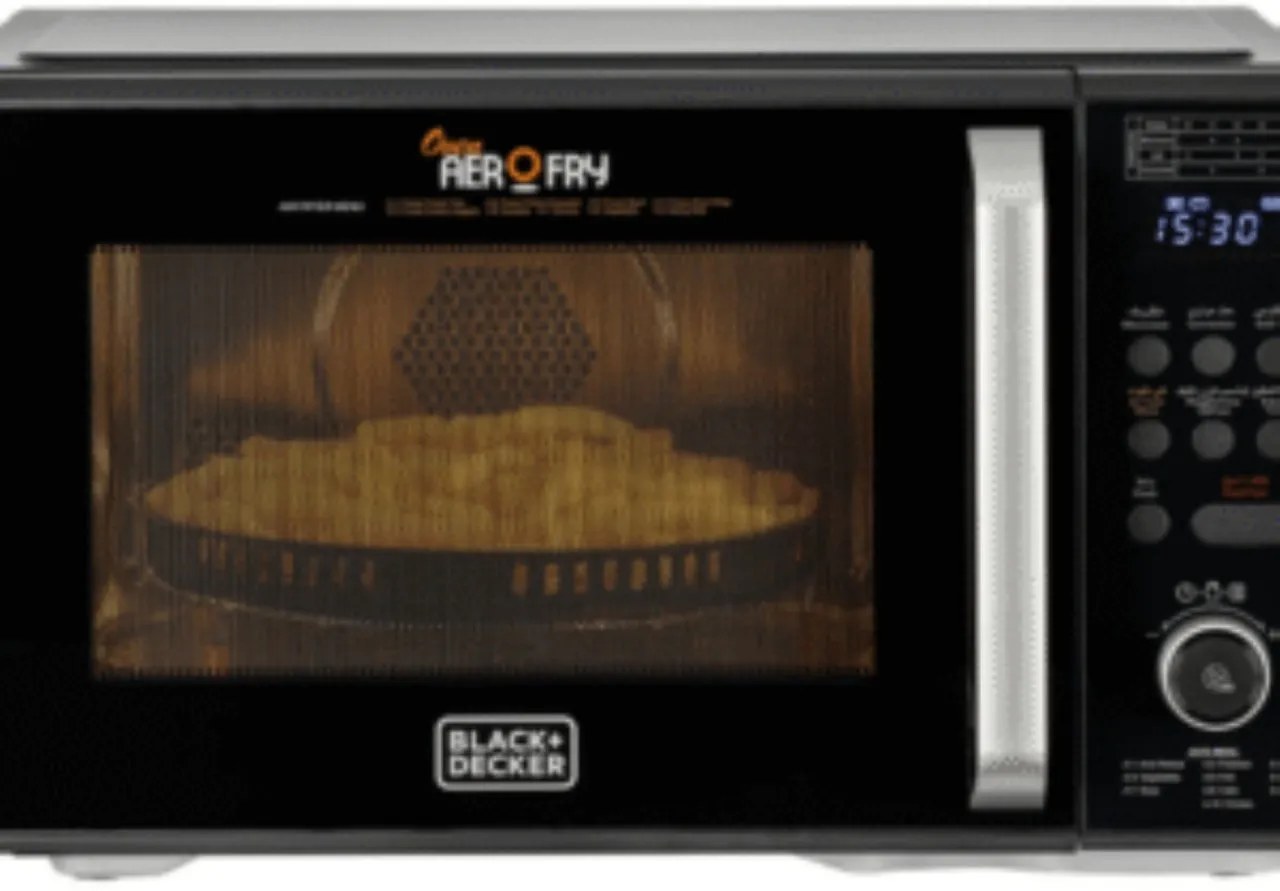 Black+Decker Built-In Air Fryer 29 L Convection & Grill Microwave Oven