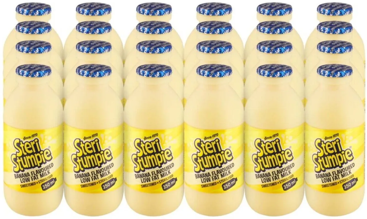 Steri Stumpie Banana Flavoured Low Fat Milk, Banana Flavour