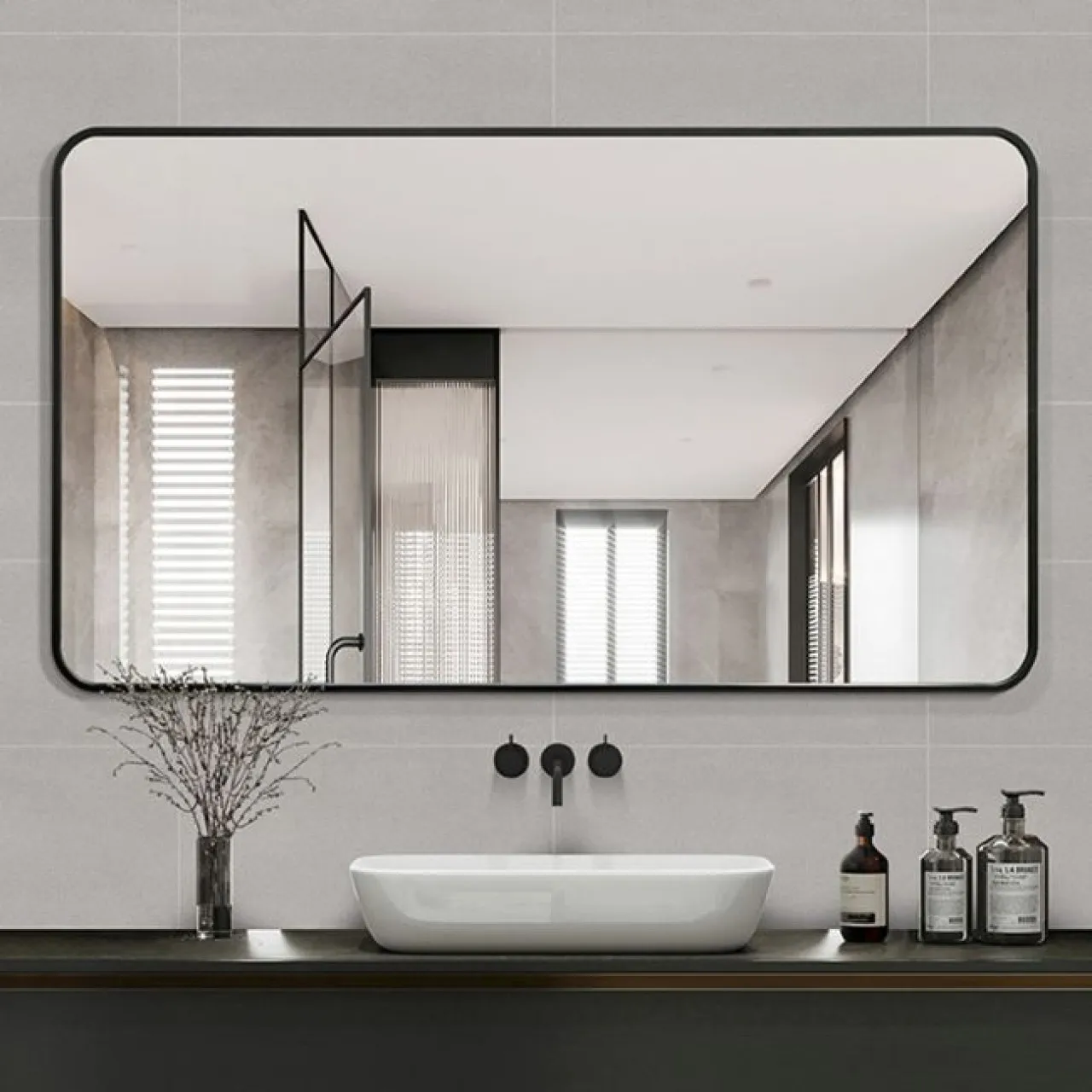 HOD Naida 1.2m Modern Rectangular Mirror Decorative Mirror