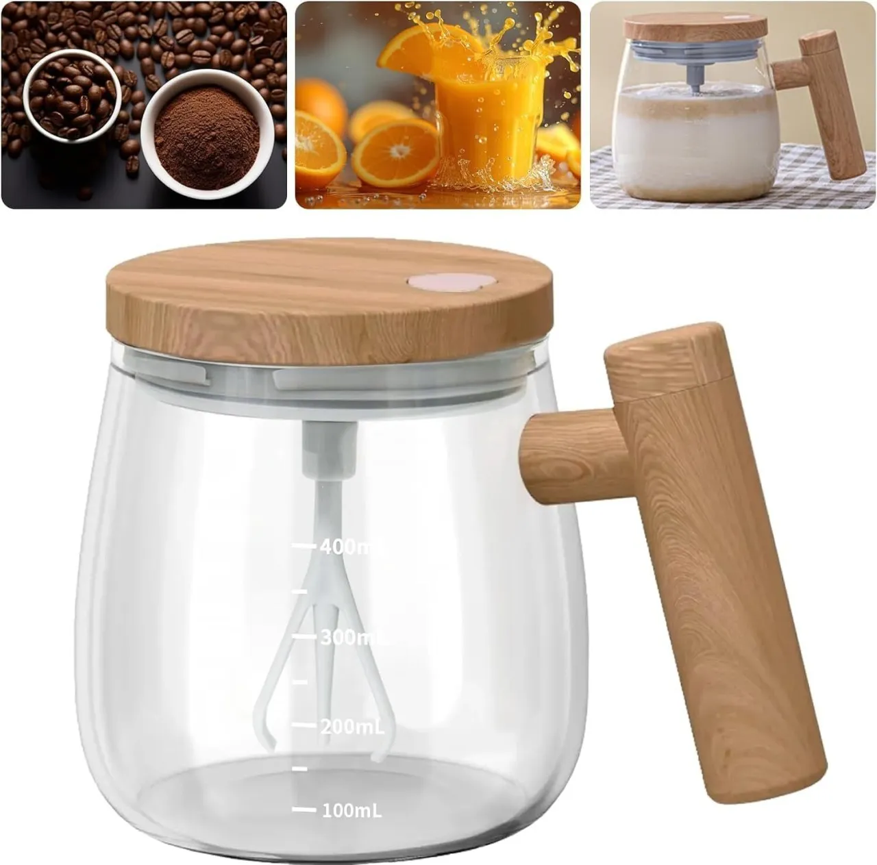 Wagu drum Self Stirring Mug, Electric Mixing Cup Lightweight Self Stirring Coffee Mug Electric High…