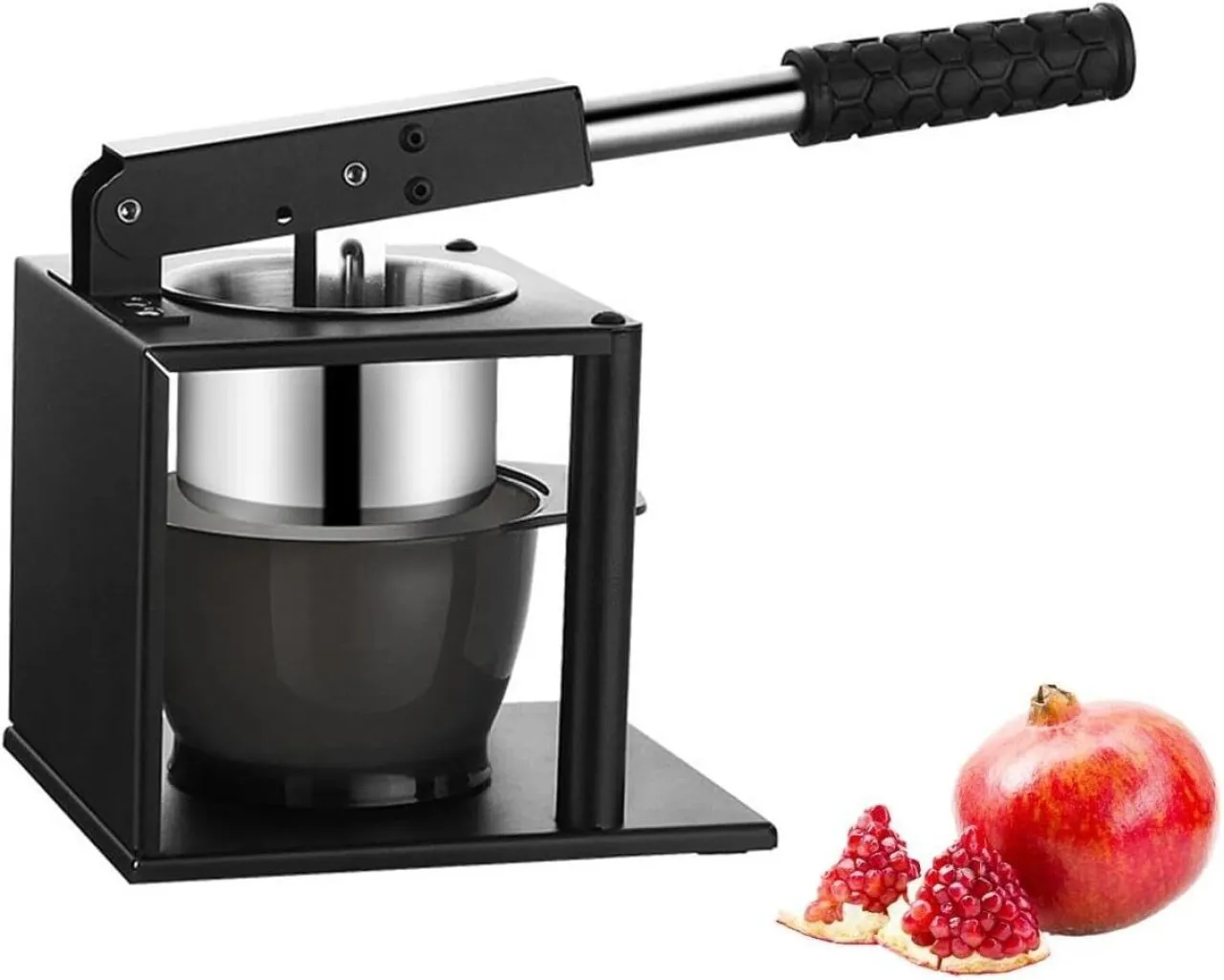 LIUHUI Hand Press Manual Juicer with Two Filters,Stainless Steel,Fully Machine Washable for Citrus …