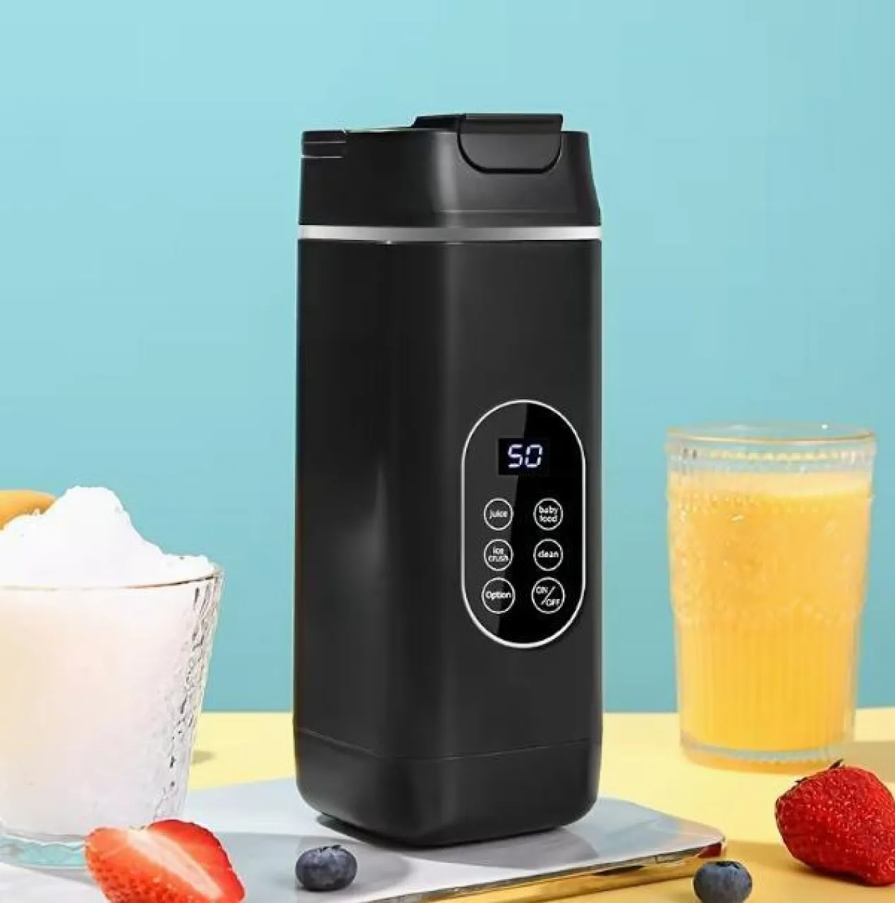 BOWENSTORE Crush Ice, Make Smoothies & Baby Food | Adjustable Speeds & Keep Cool-Your Ultimate Kitc…