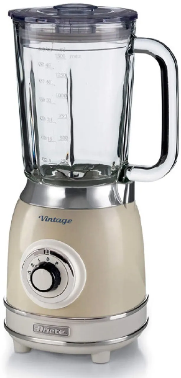 Ariete Vintage 1.5L Blender (4 Speeds & Pulse With Ice Crusher Function) 1000 W Blender (1 Jar, Bei…