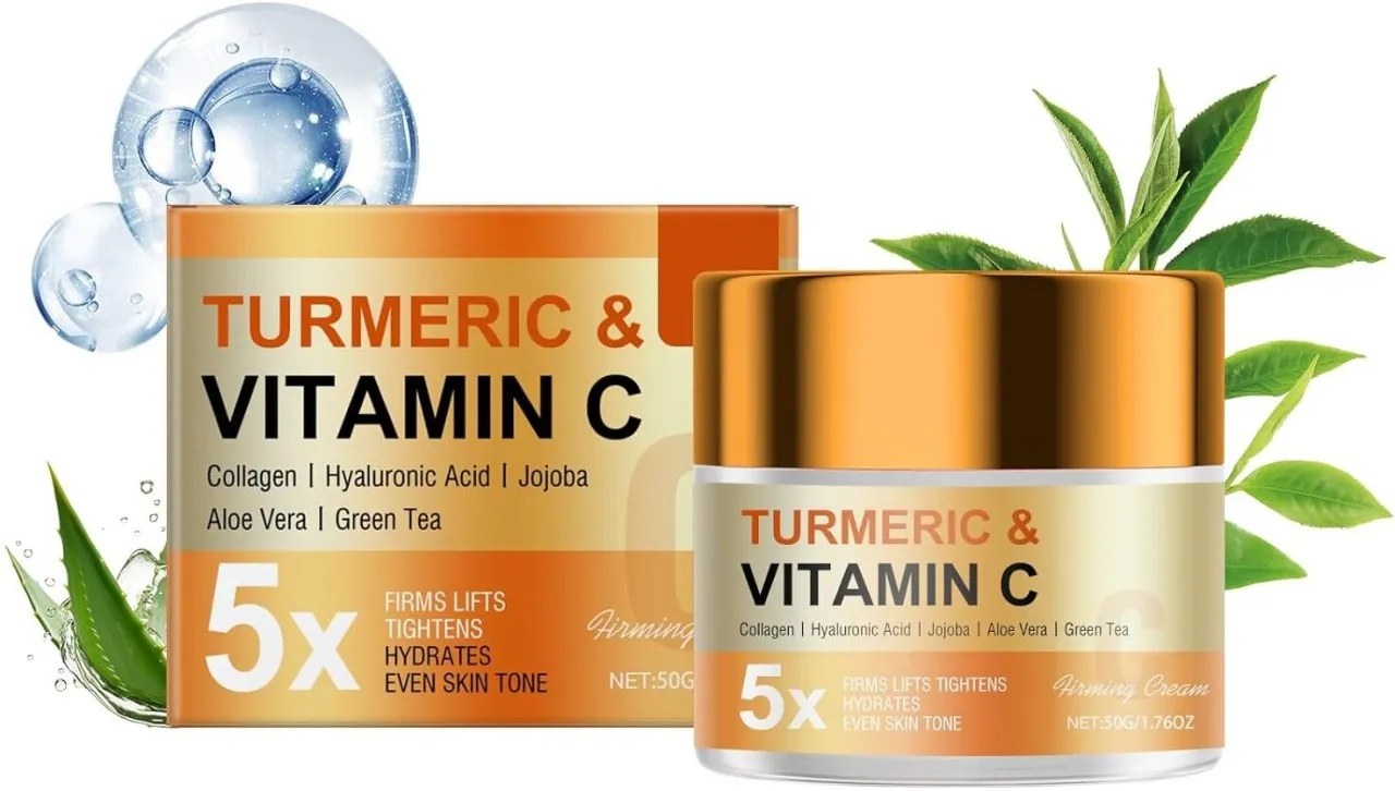 Wagu drum Vitamin C Firming Cream – Anti-Aging Moisturizer for Face & Body, Lightweight Hydrating B…