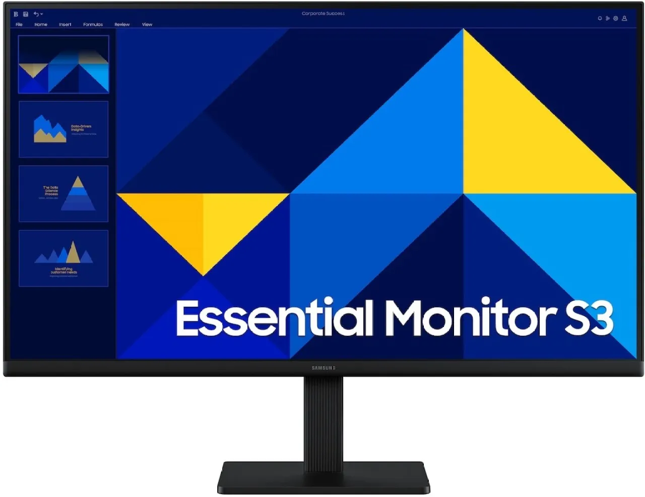 Samsung 27 inch Full HD LED Backlit IPS Panel Monitor (Essential Monitor S3 27)