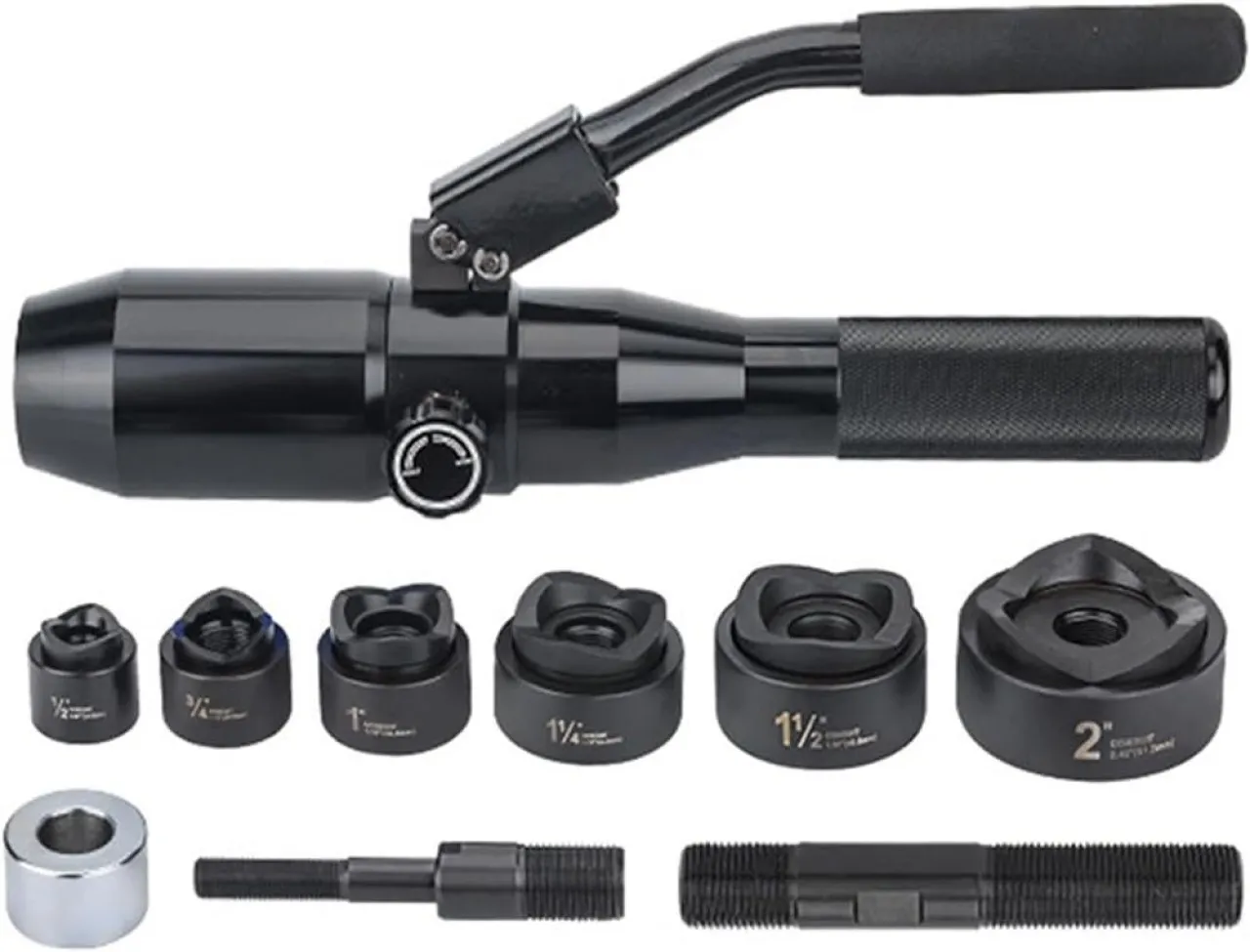 LIUHUI Hydraulic Knockout Punch Kit, Electrical Multi Vise Tool