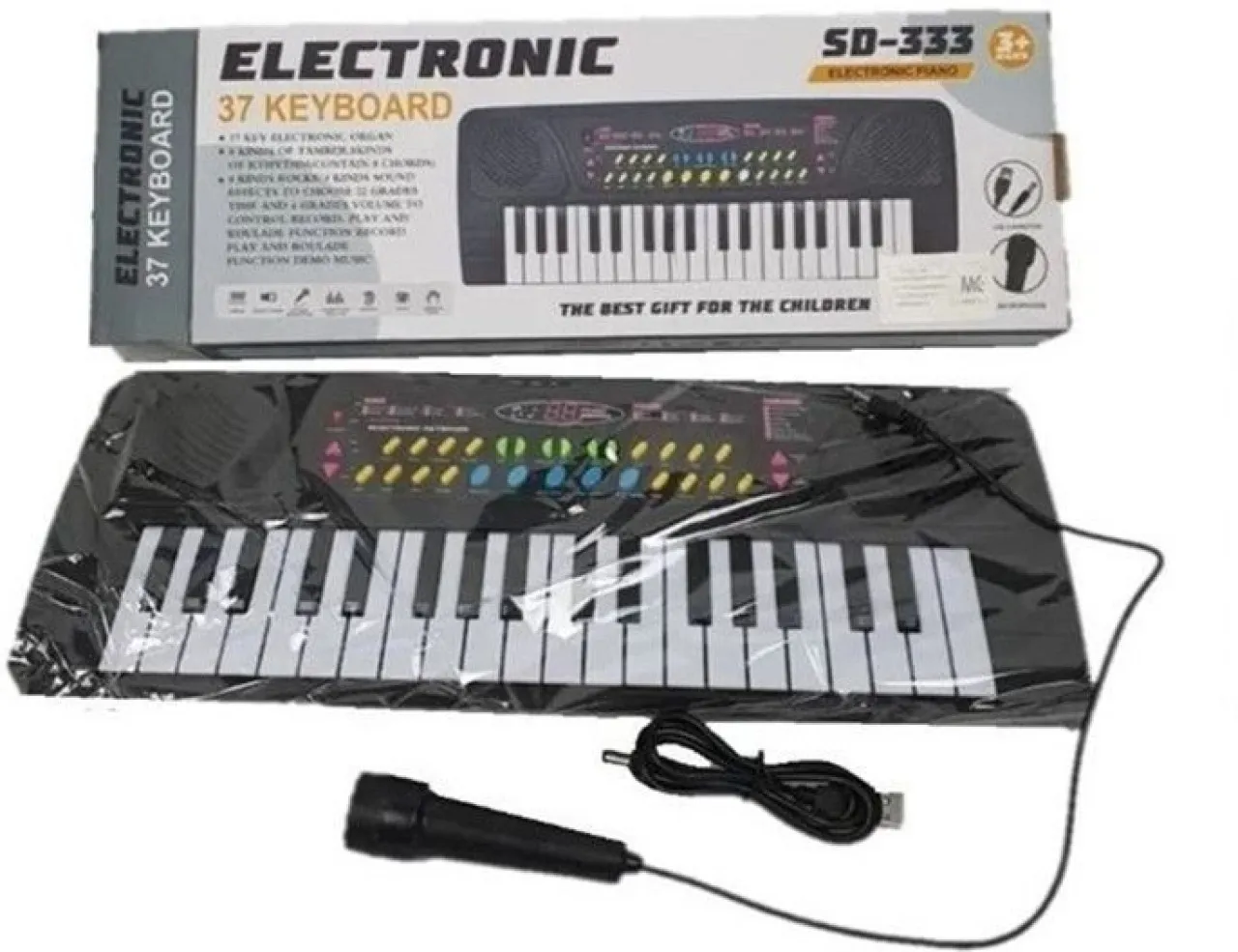 Elctro_world 37 Key Electronic Keyboard For Kids With Microphone Piano
