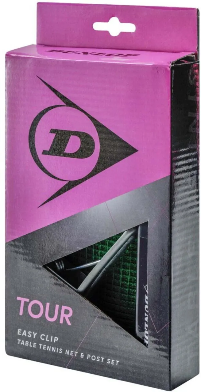 Dunlop Table Tennis Tour Net and Post Set Badminton Net