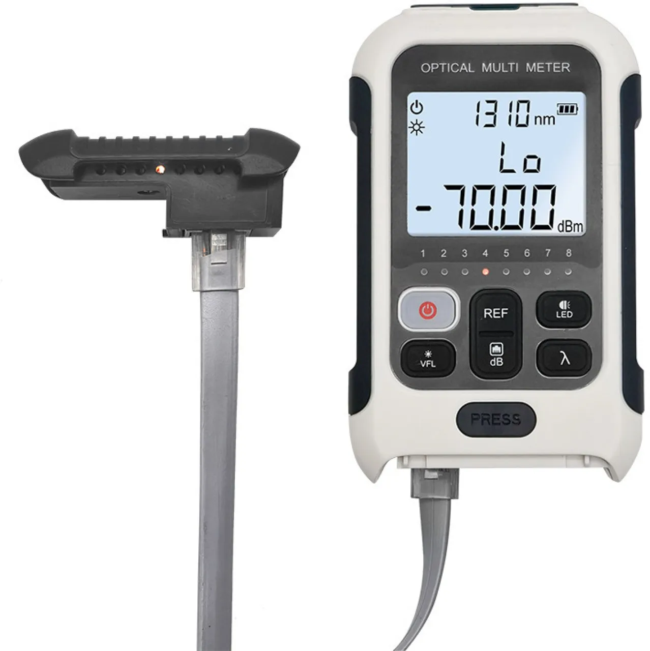 Fantasy Town 4-in-1 Rechargeable Optical Power Meter - VFL, LED & Cable Tester Combo Network Interf…