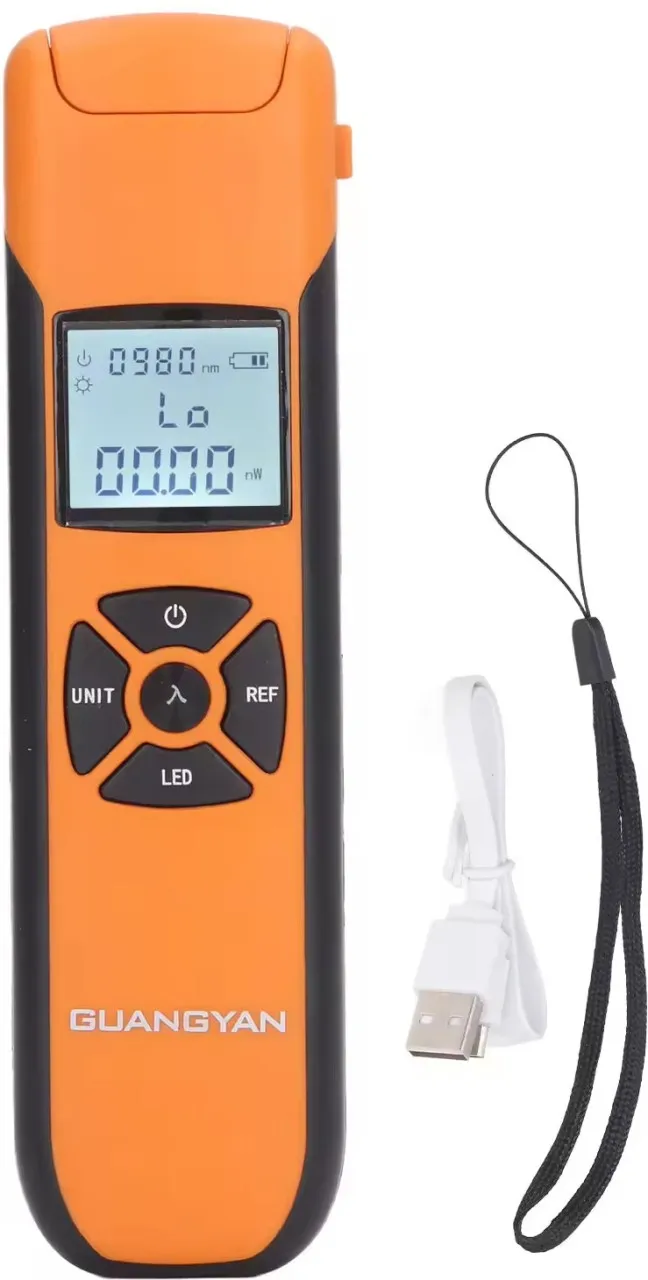 Fantasy Town Tester Mini Optical Power Meter Optical Power Meter 800 to 1700 Nm Portable Auto Save …