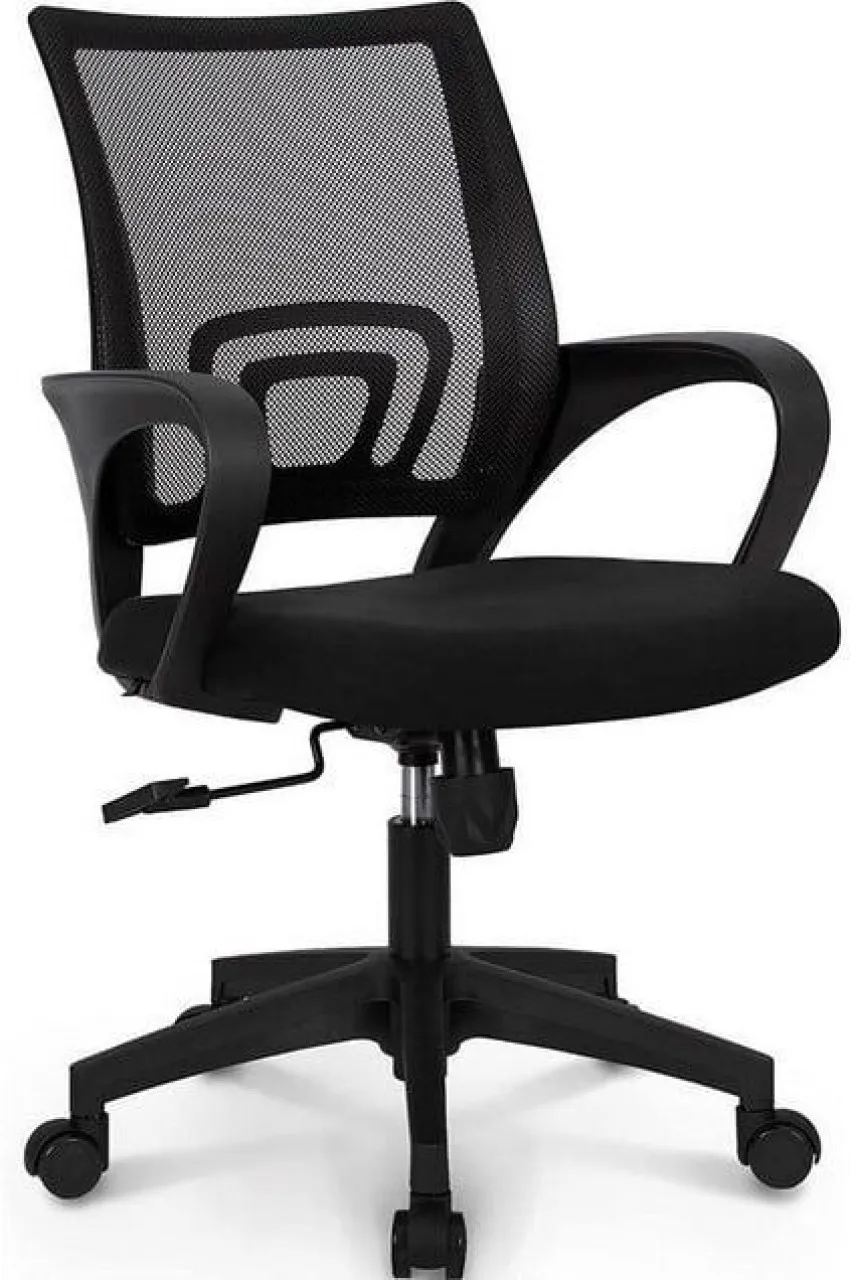 SMTE Ergonomic Computer Desk Chair Mesh Back - Black Office Conference Chair