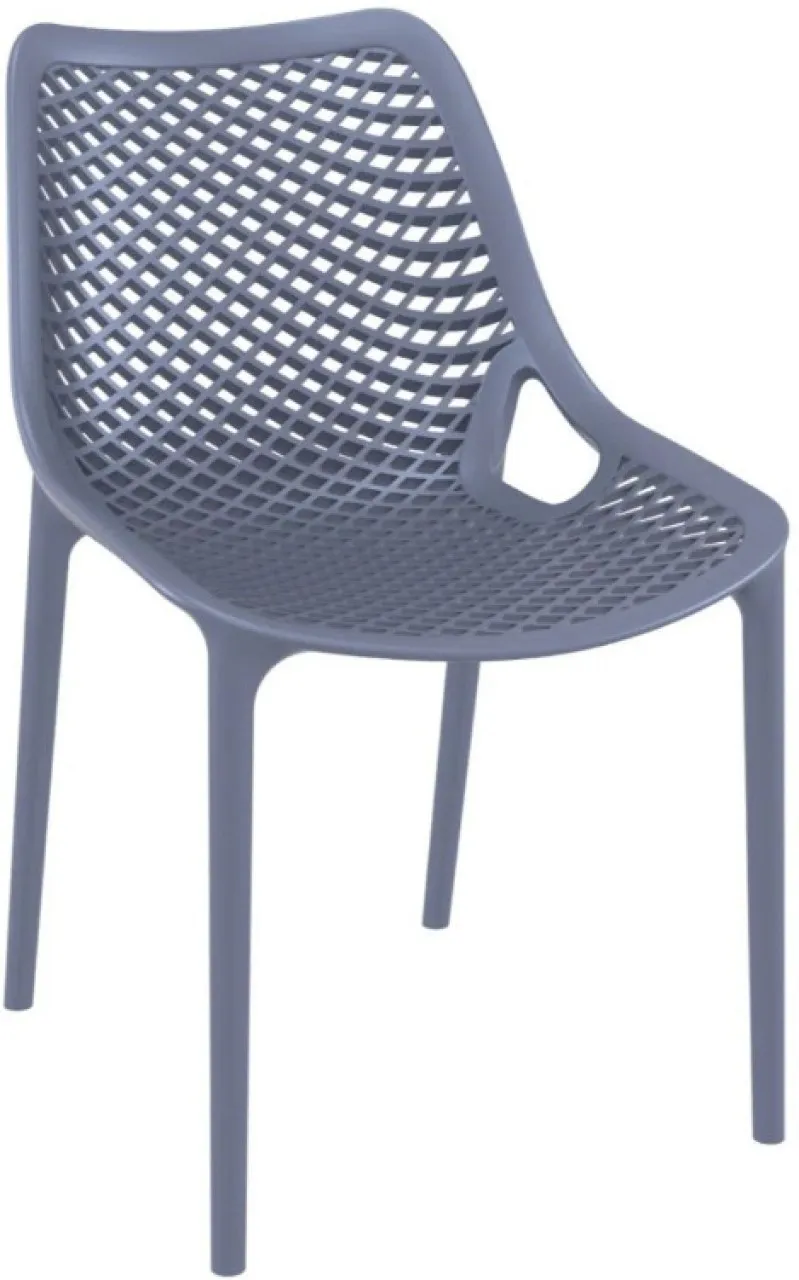 VIVIDITTO Italia Bilros Polypropylene Chair Polypropylene Patio Dining Chair